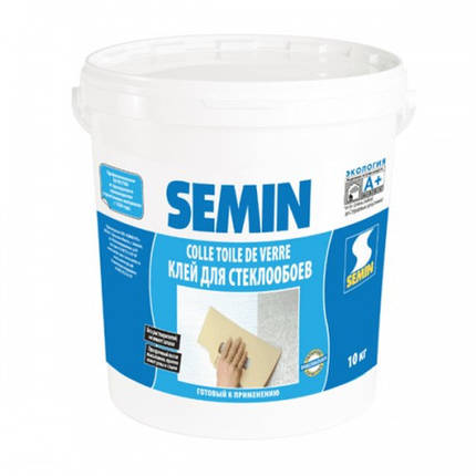 Клей SEMIN COLLE TDV для склополотна (вологостійкий), 10 кг, фото 1