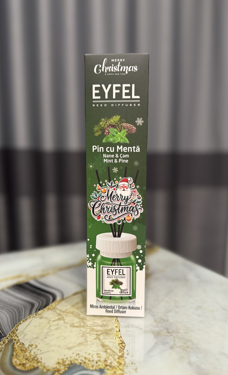 Аромадифузор Eyfel Новорічний Merry Christmas М'ята і Сосна 120 мл