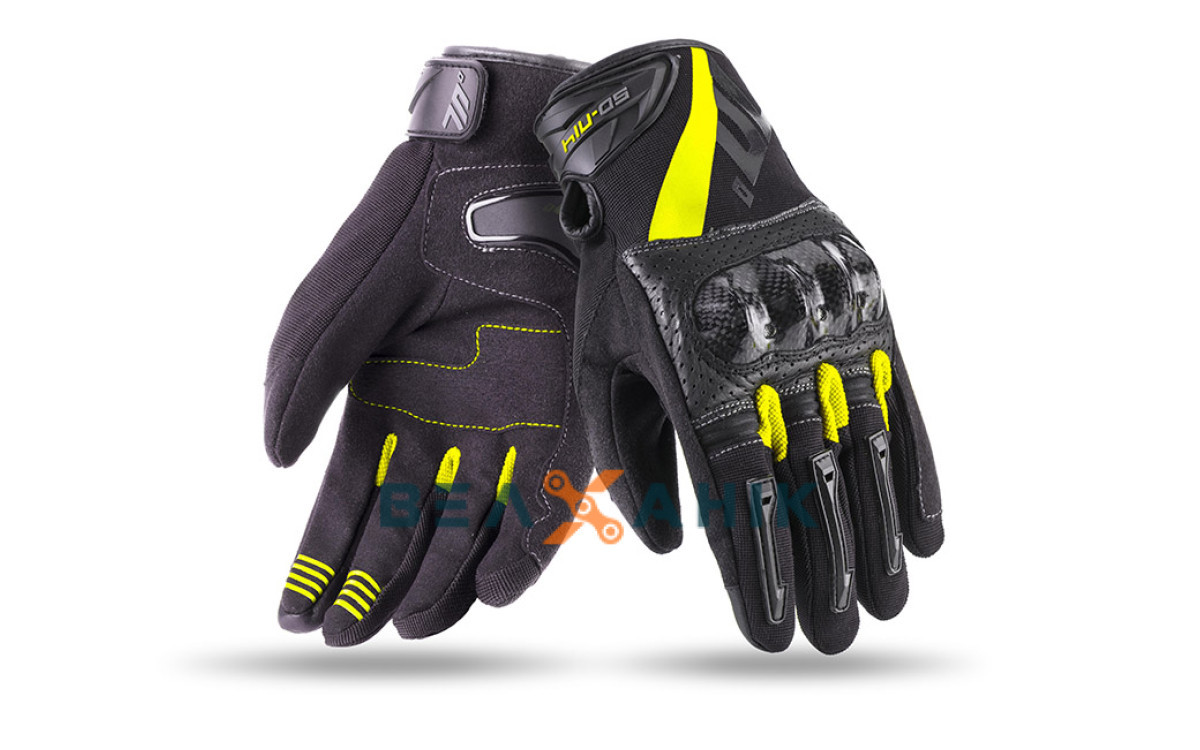 Рукавиці літні Seventy N14 Black Yellow [S]