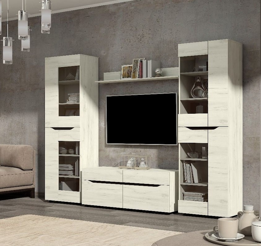 Стінка Аякс дуб крафт білий (Майстер-Форм), фото 1