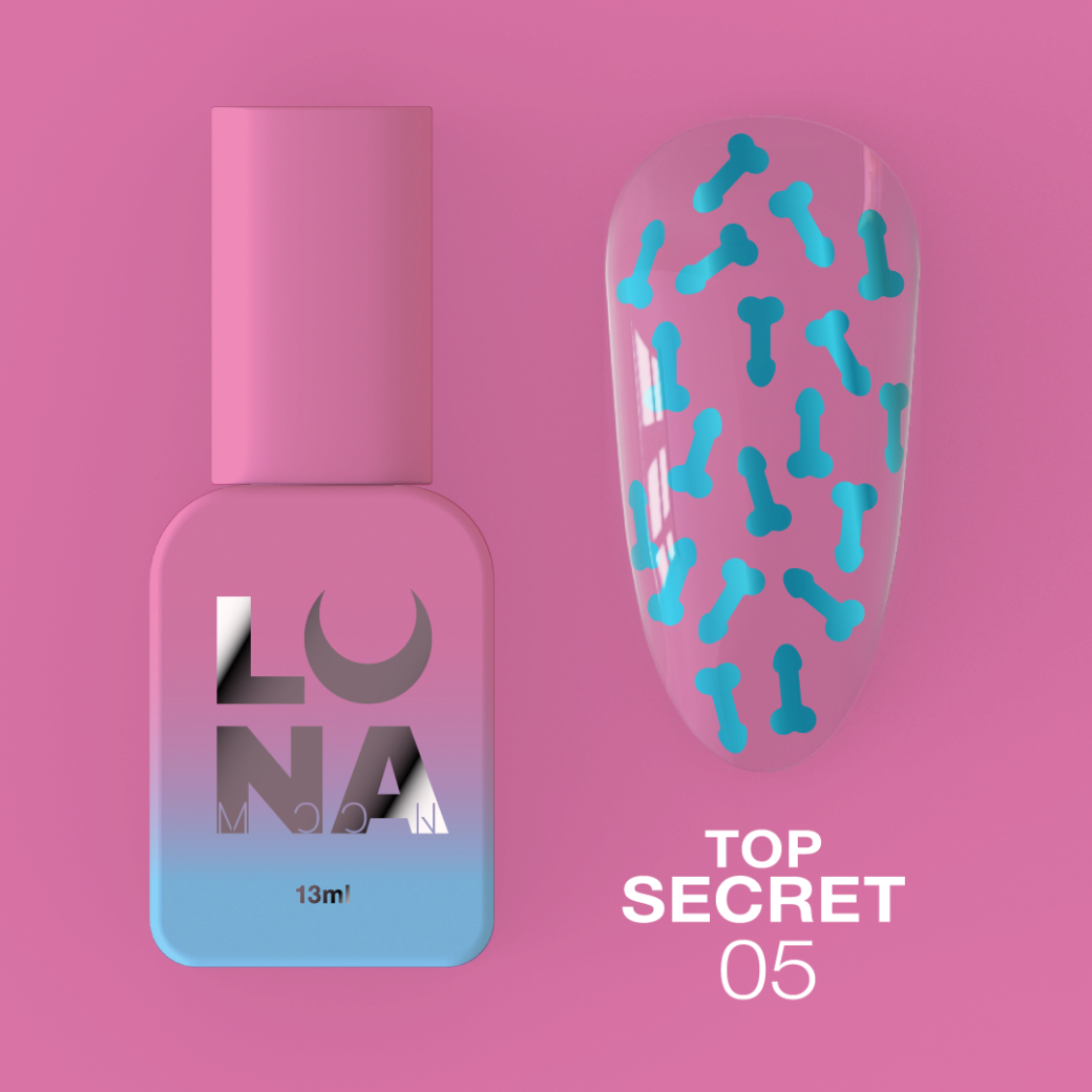 Топ для гель-лаку Top Secret №5 13ml LUNAmoon