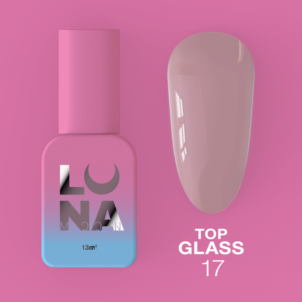Топ для гель-лаку LUNAmoon Top Glass №17 13ml