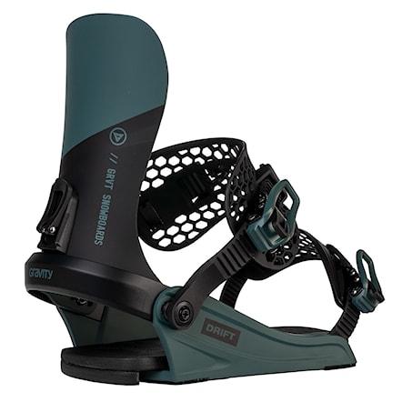 Кріплення для сноуборду Gravity Drift steel green 2025