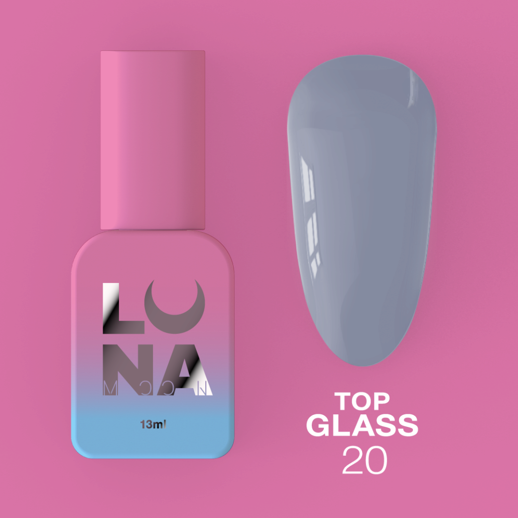 Топ для гель-лаку LUNAmoon Top Glass №20 13ml