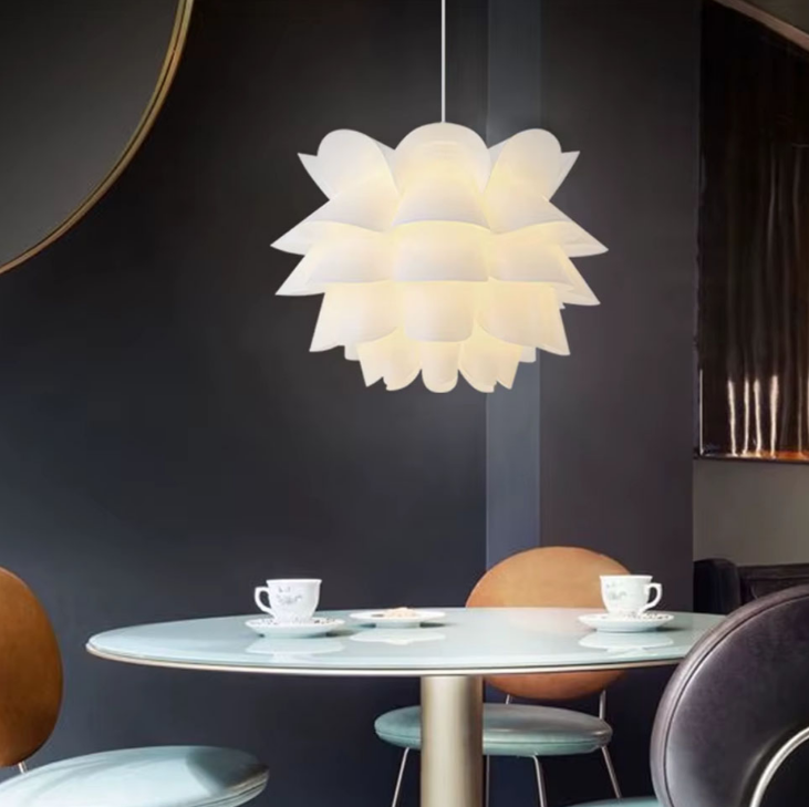 Світильник у формі білої квітки Ø 40 см F 36X-400, фото 1