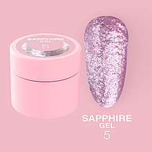Блискітки для нігтів Sapphire Gel №5 5ml