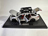 Машинка металева AUDI RS6 , "АвтоЕксперт" АУДІ ,сіра, світло звук 21* 8 * 8 см, 1:24, фото 2