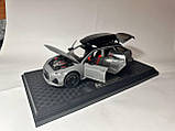 Машинка металева AUDI RS6 , "АвтоЕксперт" АУДІ ,сіра, світло звук 21* 8 * 8 см, 1:24, фото 6