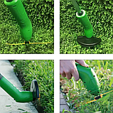 Компактна газонокосарка-триммер Zip Trim для саду із захистом від трави TV-213, фото 9
