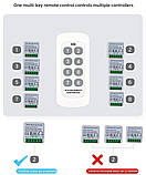 Дистанційний RF 433 МГц бездротовий перемикач 220В 16А Розумний будинок (без пульта), фото 5