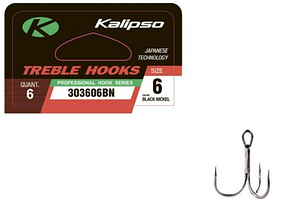 Гачок трійник Kalipso Treble 303606BN №6 6шт