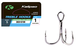 Гачок трійник Kalipso Treble 303101NI №1 5шт