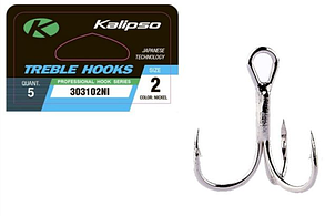 Гачок трійник Kalipso Treble 303102NI №2 5шт
