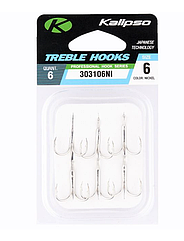 Гачок трійник Kalipso Treble 303106NI №6 6шт
