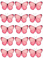 Цукрова картинка Метелики №9184