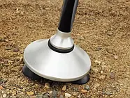 Складна телескопічна тростина-паличка 83-95 см з ліхтариком і нековзною потрійною підставкою Trusty Cane, фото 7