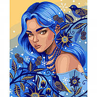 Картина за номерами SANTI Крижана красуня 40*50 см метал. фарби
