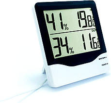 Цифровий кімнатний/вуличний термогігрометр з дротовим датчиком TFA 30.5013, фото 4