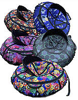 Тюбінг зі спинкою new (ваташка) 80 см, надувні санки дитячі, з камерою, крижана пВХ