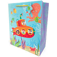 Подарунковий пакет дитячий "Підводний світ" 32*26*12 см. GB-24038