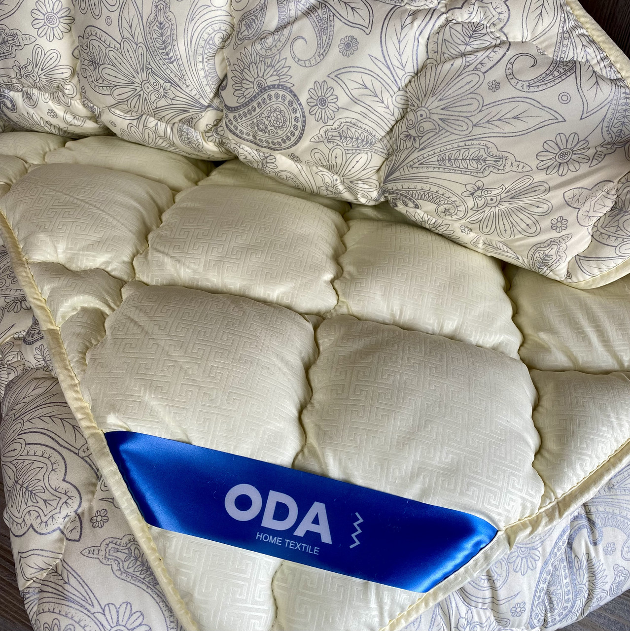 Ковдра на холлофайбері ОДА полуторного розміру 155х210 Стьобана зимова ковдра високої якості, фото 1