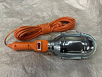 Переноска лампа гаражная 220v 10 метров с выключателем
