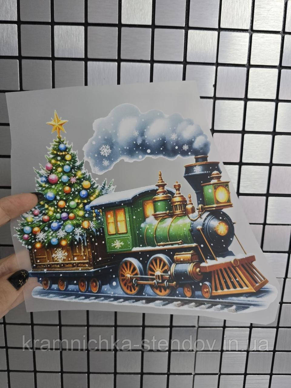 Новорічні наклейки, фото 1