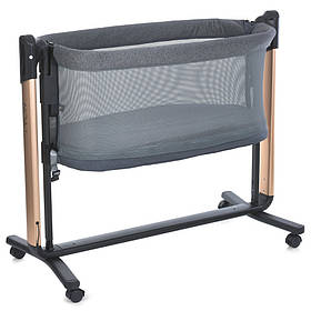 Ліжечко-манеж NOA El Camino ME 1125-G Dark Gray сірий, Toyman