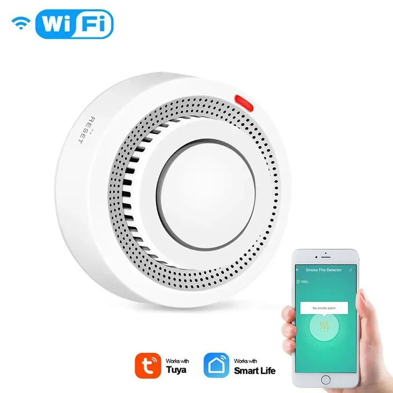 Tuya Smart WiFi G-03 Бездротовий Датчик Диму Автономний, фото 1