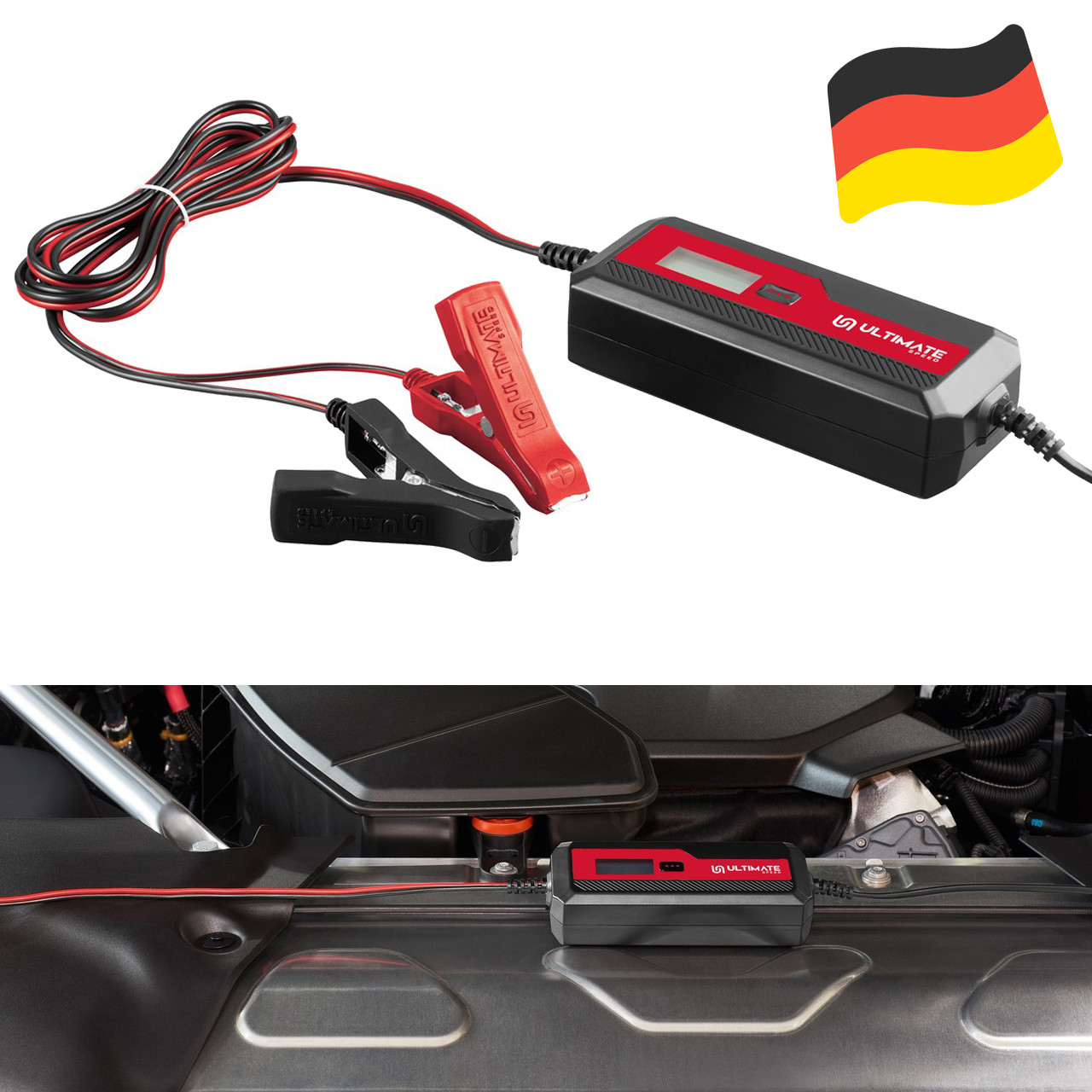 Електронний зарядний пристрій для акумуляторів Ultimate Speed ULGD 5.0 E4 (5A, 120 А·год, Німеччина), фото 1