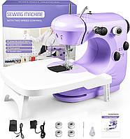Ручні швейні машини з подовжувачем, регульовані 2 швидкості з ножною педаллю зі швейними наборами для жінок-початківців