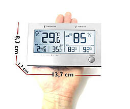 Цифровий термогігрометр із бездротовим датчиком TFA Twin Plus 30.3049, фото 2