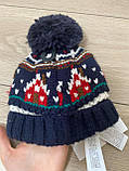 Zara Трикотажна шапка з нашитим помпоном 1-3 роки 50 см, фото 3