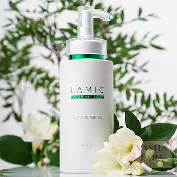 Очищаючий гель для обличчя Lamic Cosmetici Gel Detergente 250 мл ламік латте