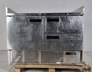 Холодильний стіл із нержавіючої сталі Modern Expo 1.2 м. (+2° +8°), Б/у