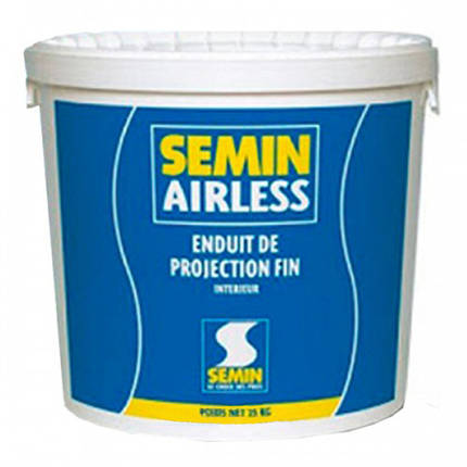 Шпаклівка SEMIN AIRLESS FIN фінішна безповітряного розпилення, відро 25 кг, фото 1