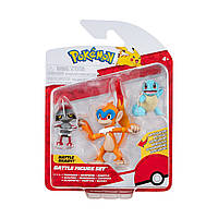 Набір ігрових фігурок POKEMON W18 — ПОН'ЯРД, СКВІРТЛ, МОНФЕРНО