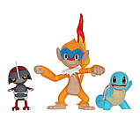 Набір ігрових фігурок POKEMON W18 — ПОН'ЯРД, СКВІРТЛ, МОНФЕРНО, фото 3