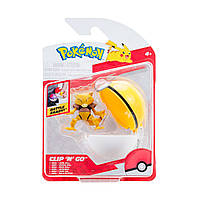 Ігровий набір POKEMON W16 — АБРА У ПОКЕБЛЕ (ігрова фігурка, покебол)