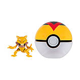 Ігровий набір POKEMON W16 — АБРА У ПОКЕБЛЕ (ігрова фігурка, покебол), фото 4