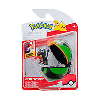 Ігровий набір POKEMON W16 — ЛІТТЕН У ПОКЕБЛЕ (ігрова фігурка, покебол)
