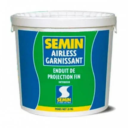 Шпаклівка SEMIN AIRLESS GARNISSANT фінішна безповітряного розпилення, відро 25 кг, фото 1