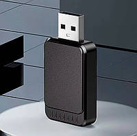 Адаптер Бездротовий 2в1 Bluetooth USB для автомобіля для Apple CarPlay і Android Auto 5G WiFi Чорний (6232)