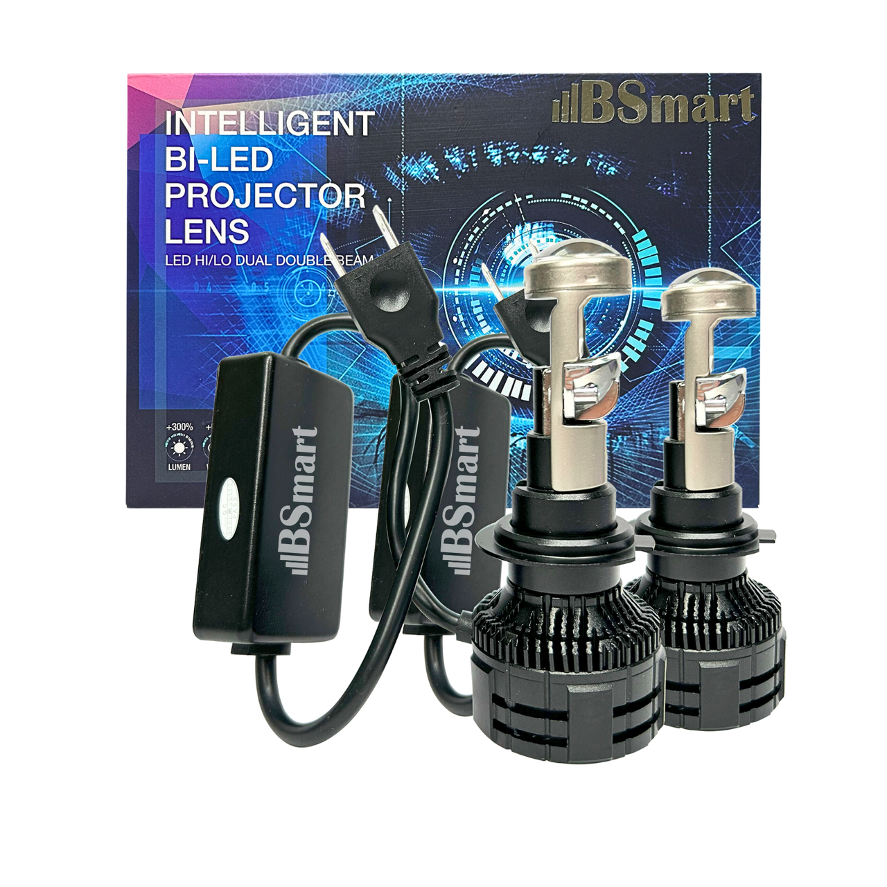 Міні лінзи Bi-LED BSmart BS04S цоколь H7 50W 12V