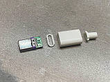 10 шт. Штекер під шнур USB-С 2.0 (СМ) 5А 4pin білий, фото 3