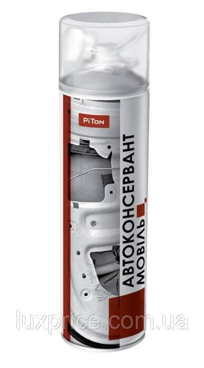 Автоконсервант Мовіль з натуральним воском PiTon 750 мл    Luxprice, фото 1