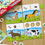 Навчальні пазли Хто живе на фермі IQ-club для дітей 13203005У Ranok-Creative, фото 4
