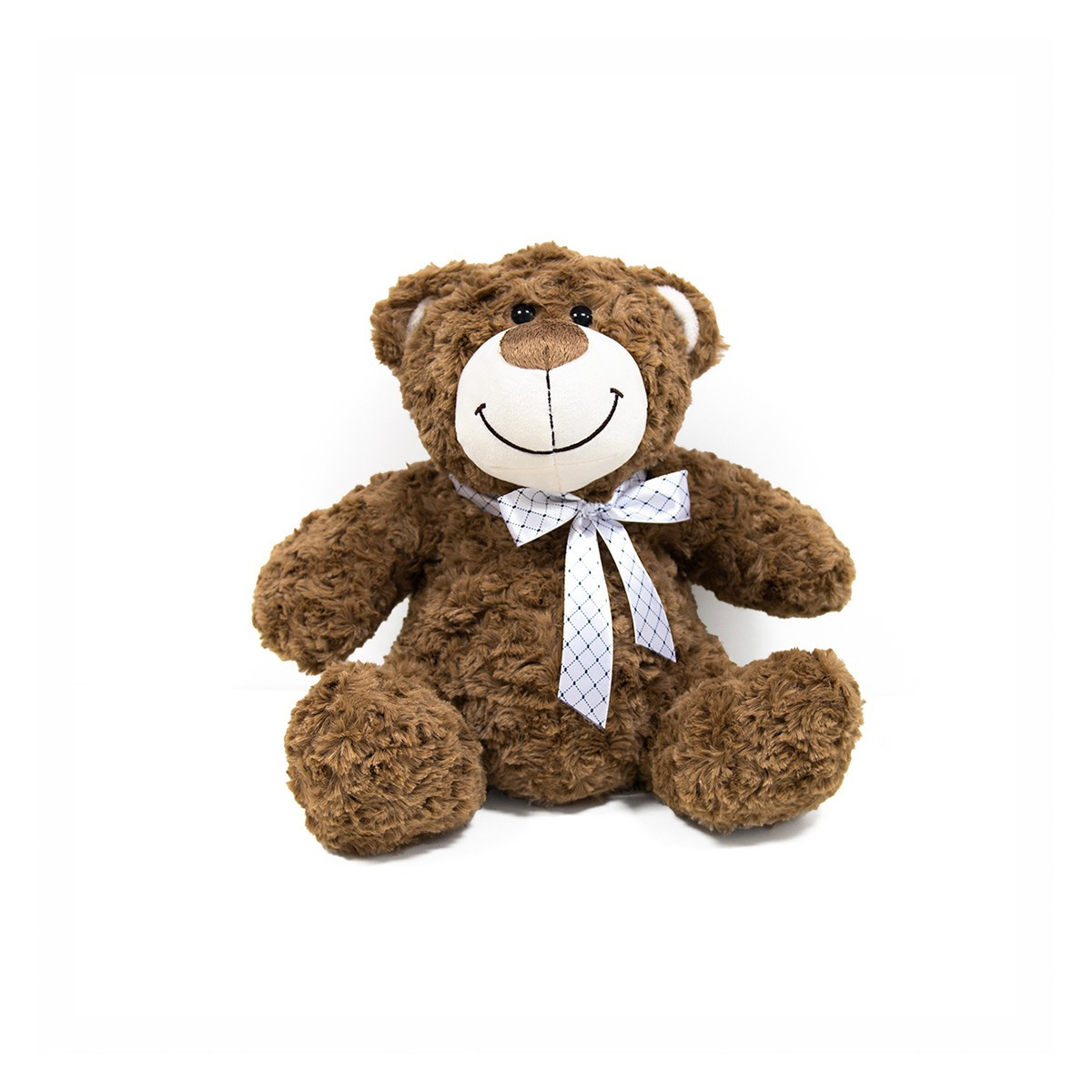 М'який. ігор. — МЕДВЕД (коричневий, з бантом, 27 cm)