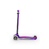 Самокат MICRO серії Maxi Deluxe LED фіолетовий, фото 3