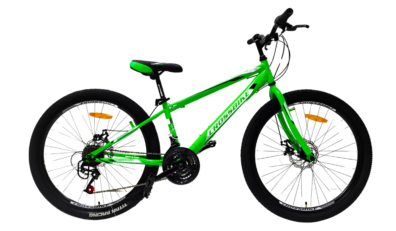 Велосипед 26" Spark D-Steel 2024 Рама-13" green від 130 см
